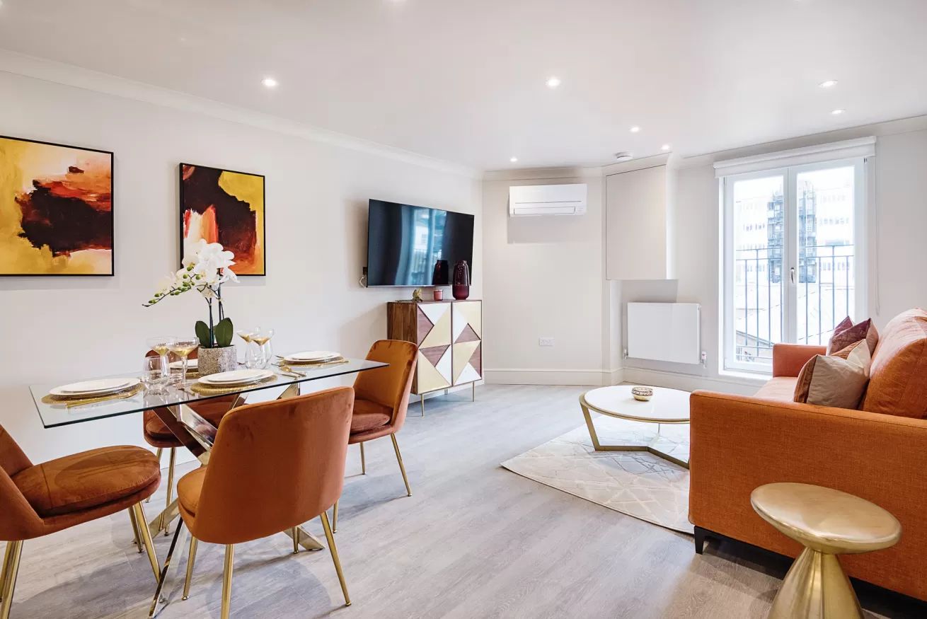 Suite 6: 1 bedroom luxury serviced apartment at 3 Connaught Street, London W2